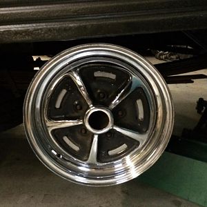 Mijn Commer Achterwiel Dichtbij